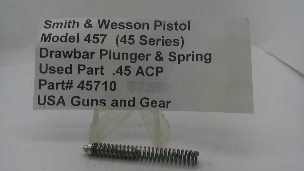 Smith & Wesson Smith & Wesson Pistol Model 457 Drawbar Plunger & Spring 45710 Part 45710