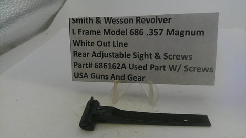 S&W L Frame Model 686 .357 Magnum Rear Adjustable Sight 686162A