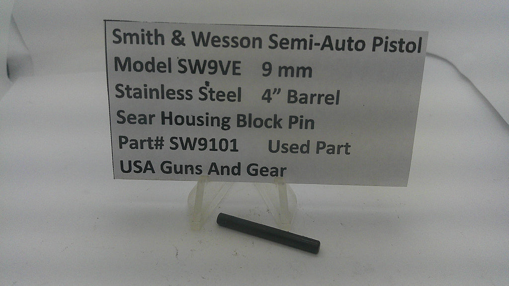 Smith & Wesson Smith & Wesson SW9VE 9MM Sear Housing Block Pin SW9101 Part SW9101
