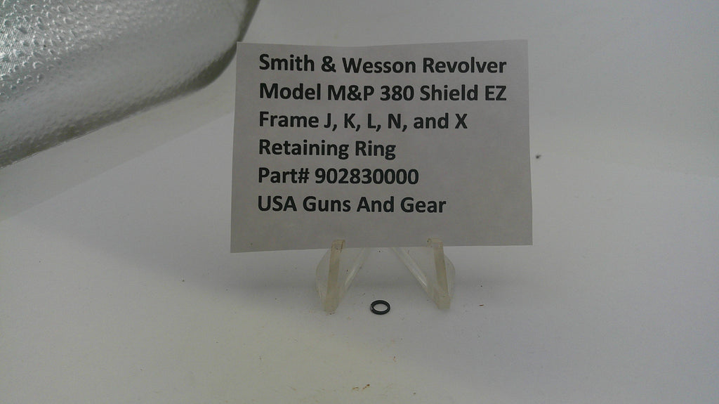 Smith & Wesson M&P 380 Shield EZ Retaining Ring New 902830000
