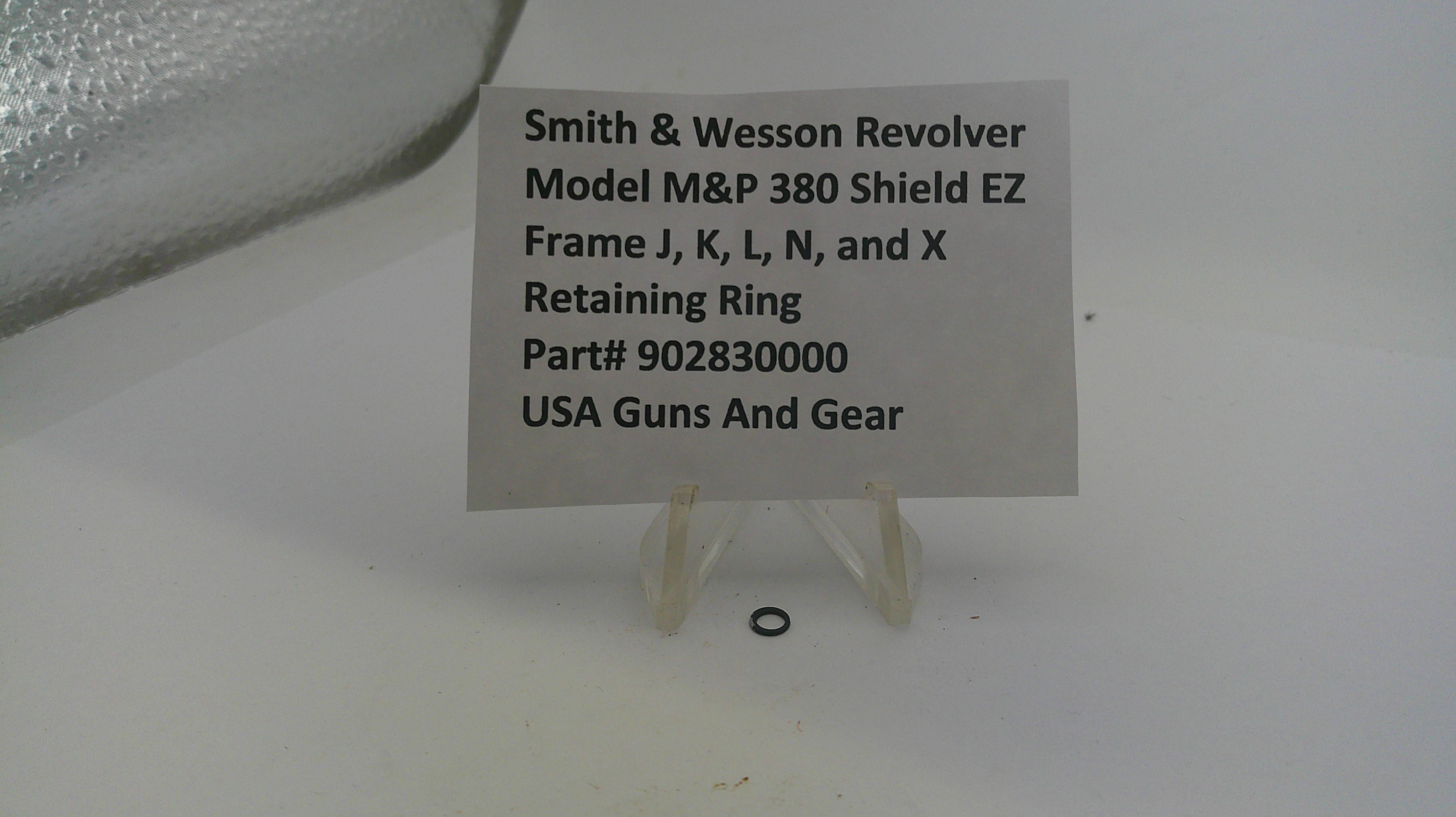 Smith & Wesson M&P 380 Shield EZ Retaining Ring New 902830000