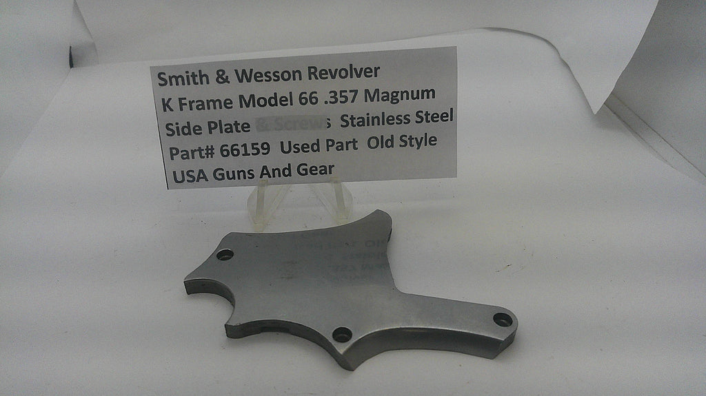 Smith & Wesson Smith & Wesson K Frame Model 66 Side Plate Stainless Steel 66159 Part 66159