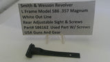 S&W Revolver L Frame 586 .357 Magnum Rear Adjustable sight 586162