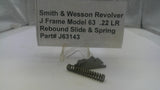 Smith & Wesson J Frame Model 63 .22 LR Rebound Slide & Spring Used Part J63143