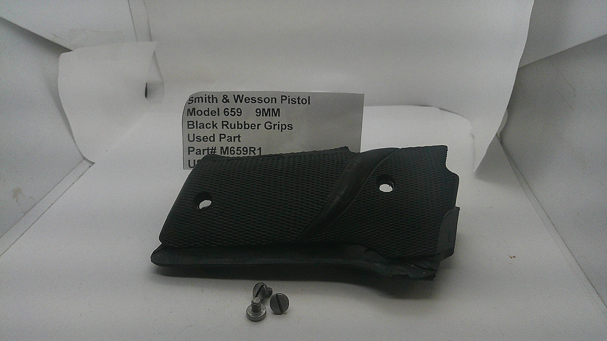 Smith & Wesson Smith & Wesson Model 659 Black Rubber Grips M659R1 Part M659R1