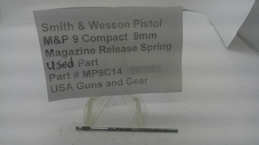 Smith & Wesson Smith & Wesson M&P 9 Compact Magazine Release Spring MP9C14 Part MP9C14