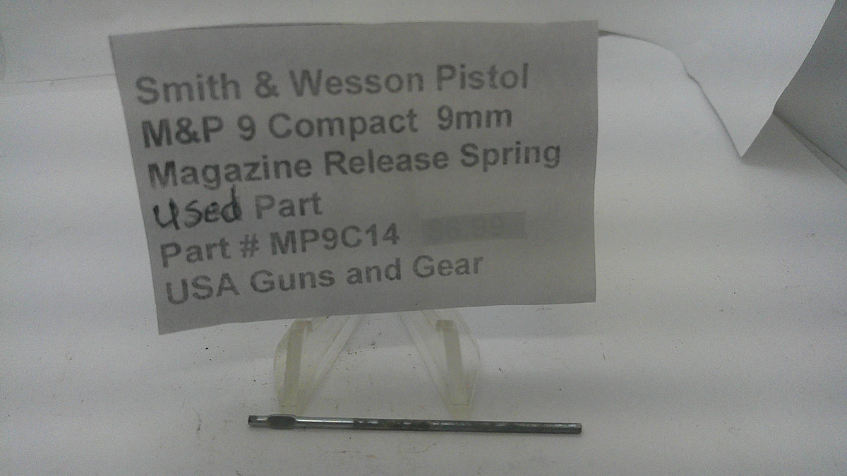 Smith & Wesson Smith & Wesson M&P 9 Compact Magazine Release Spring MP9C14 Part MP9C14