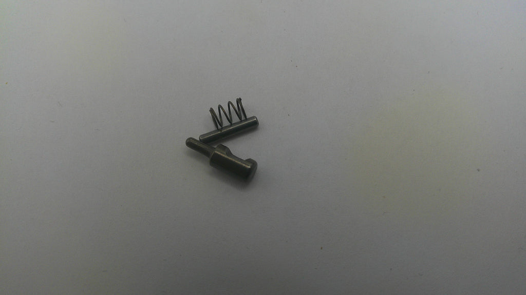 Set of metal drill bits on a white background