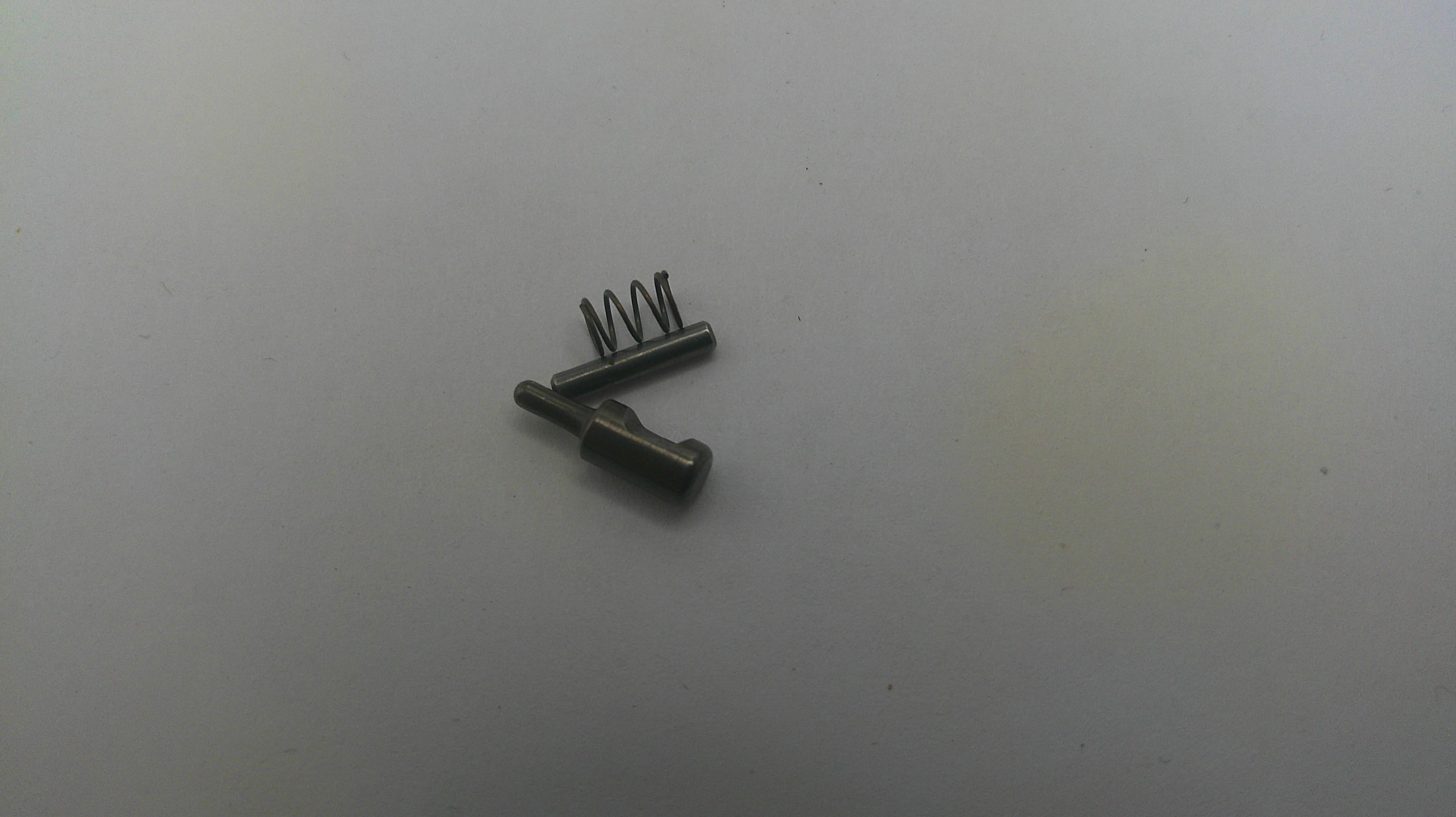 Set of metal drill bits on a white background