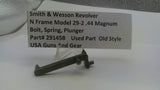 S & W N Frame Model 29-2 Used Bolt Spring & Plunger .44 Magnum 29145B