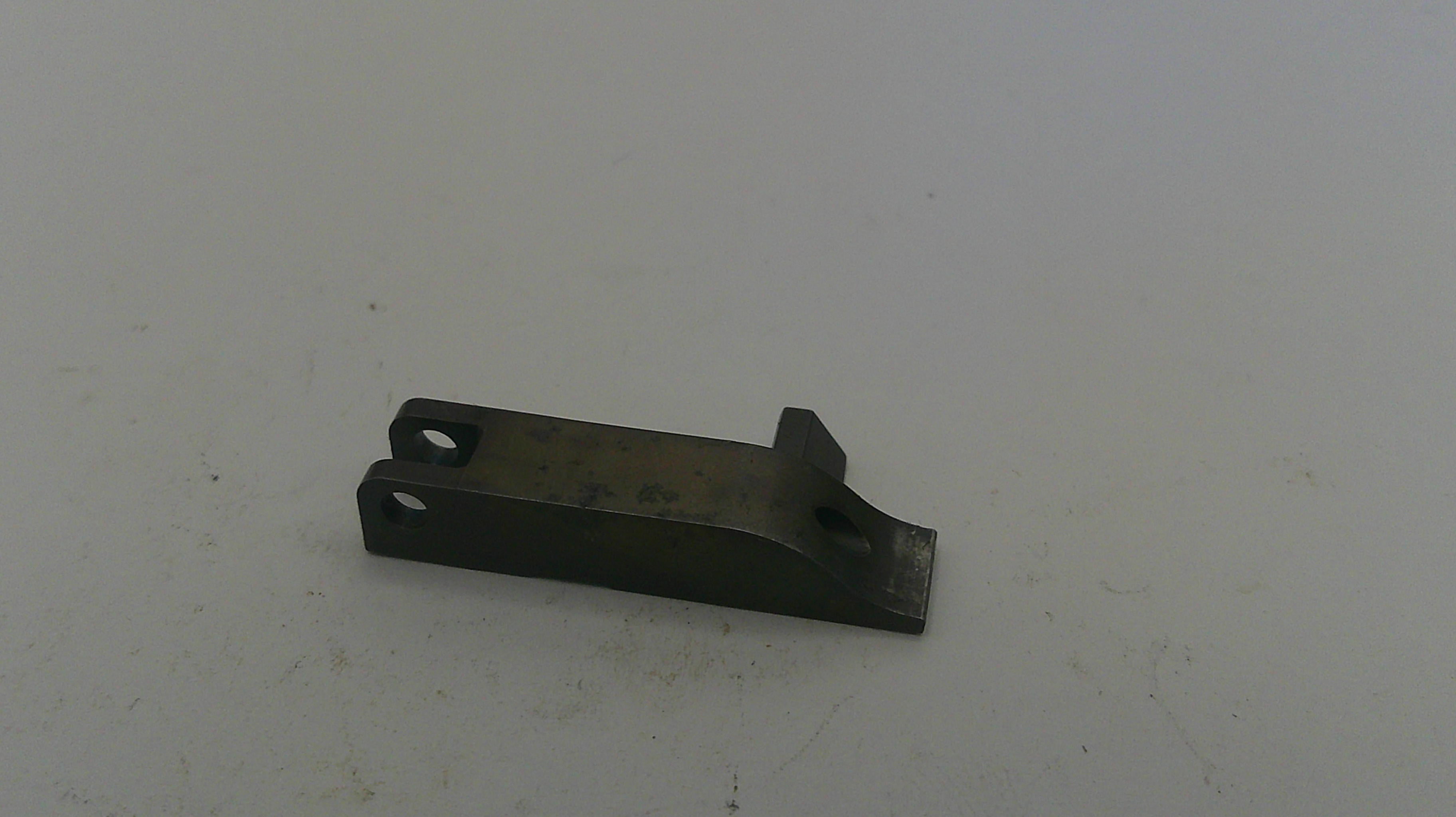 Metal bracket on a white background