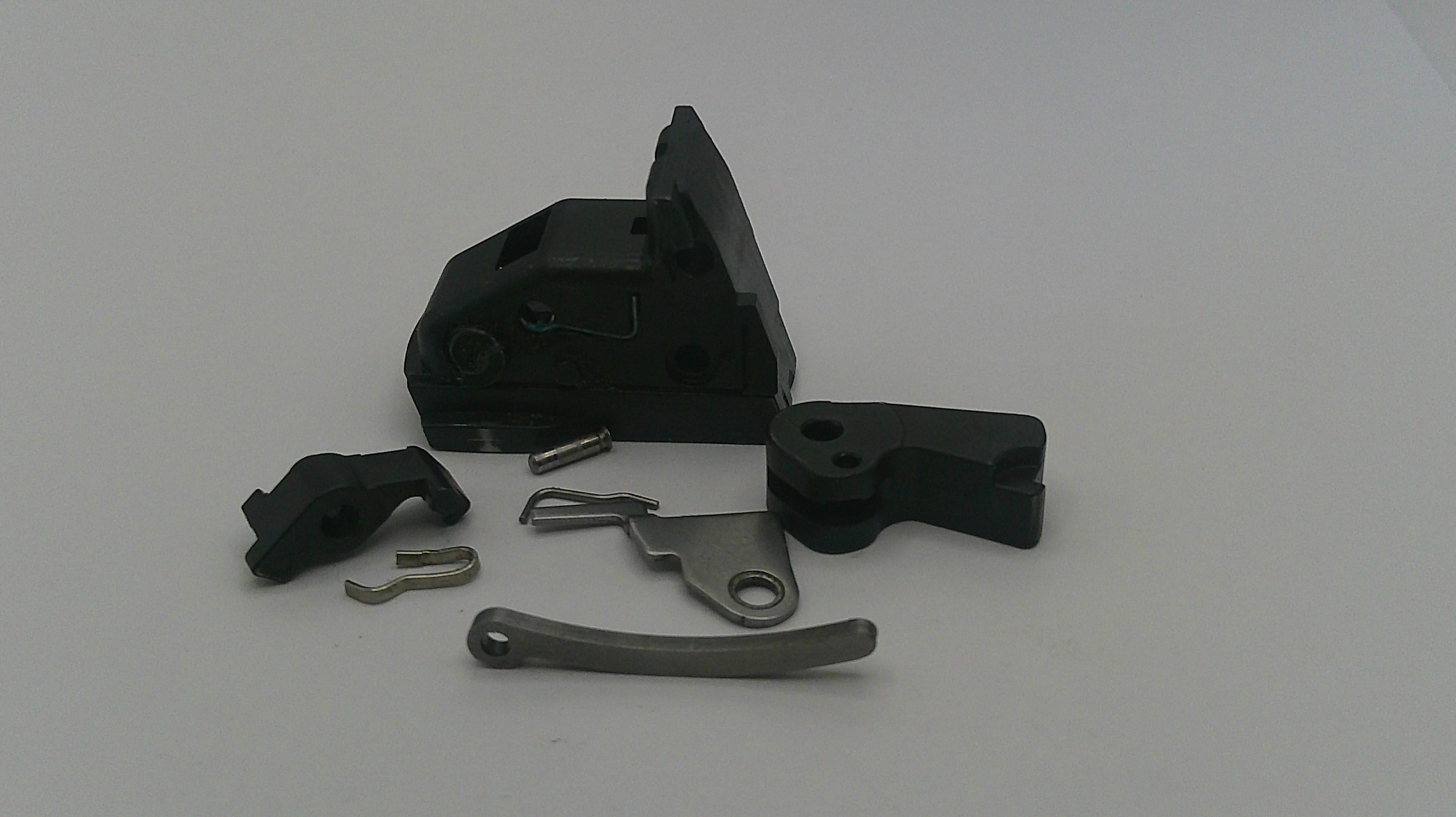 Mechanical parts on a white background