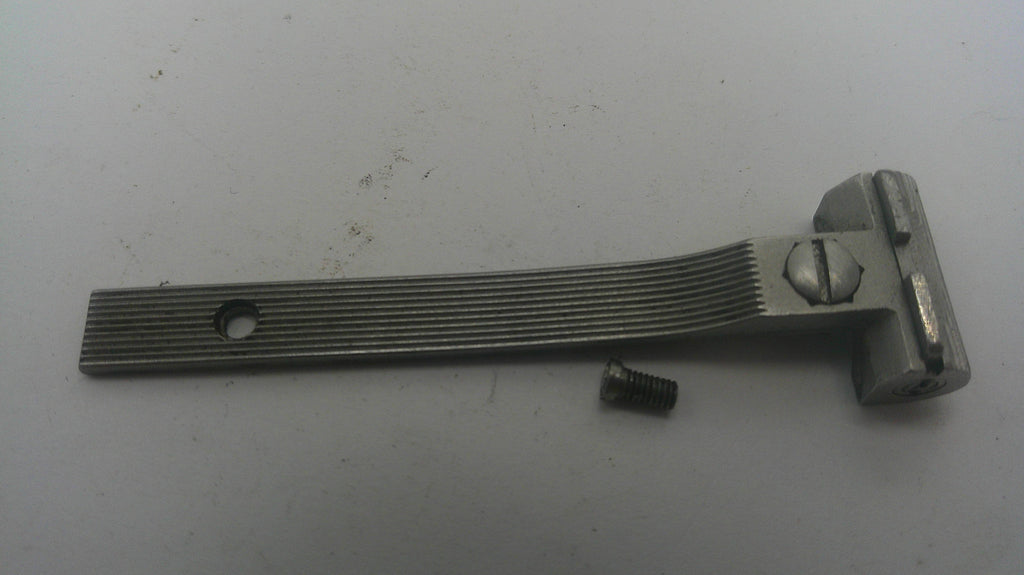 Metal bracket on a white background