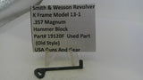 S&W K Pre-Model 13-1 (4 Screw) Combat Magnum Hammer Block .357 Magnum 19120F