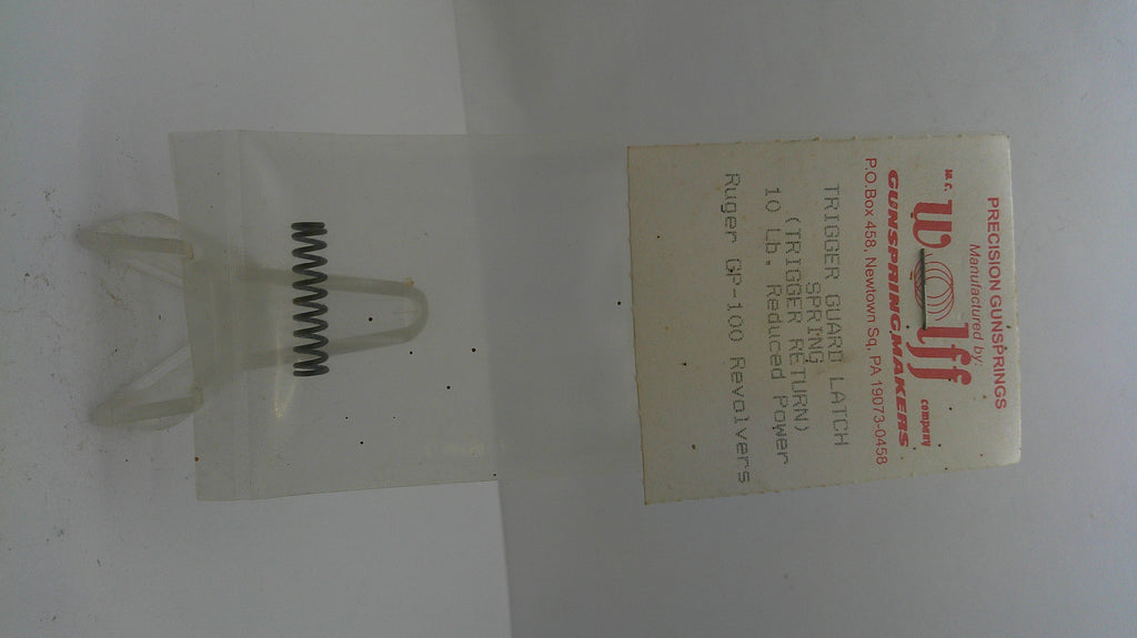 Ruger GP-100 Trigger Guard Latch Spring Wolff New - Part R24