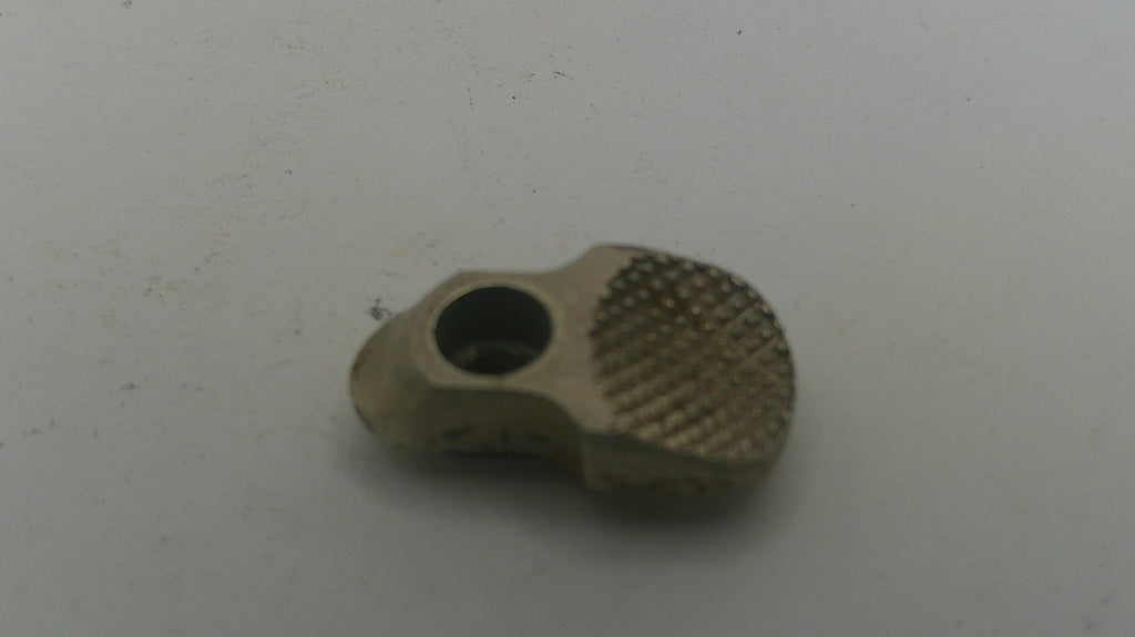 Metallic nozzle on a white background