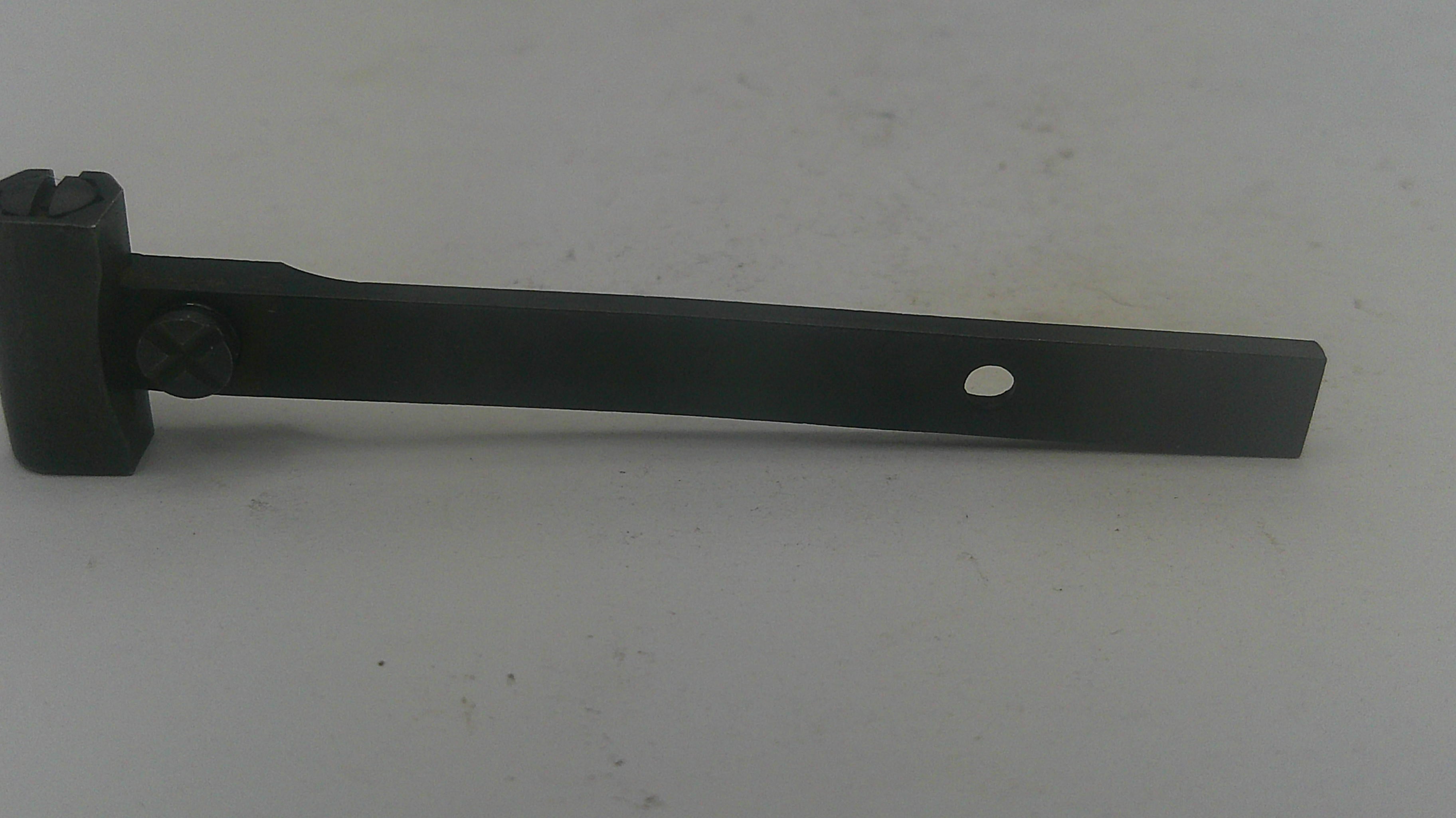 Close-up of a black electronic device on a white background