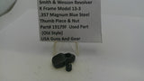 Smith & Wesson Revolver K Frame Model 13 Thumb Piece & Nut Used Part 19179F