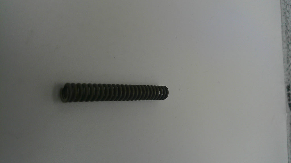 Black screw on a white background