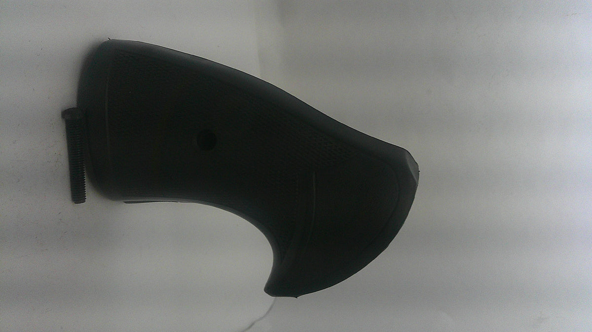 Pachmayr Presentation rubber grips for Smith & Wesson K-frame square butt, rear profile. Inventory reference GG3.