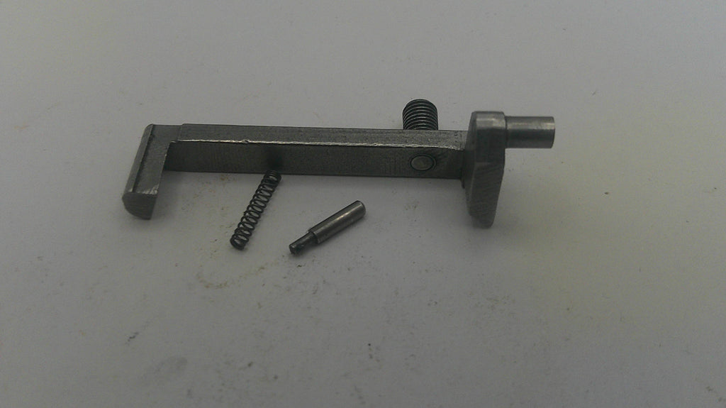 Metal mechanical component with springs on a white background