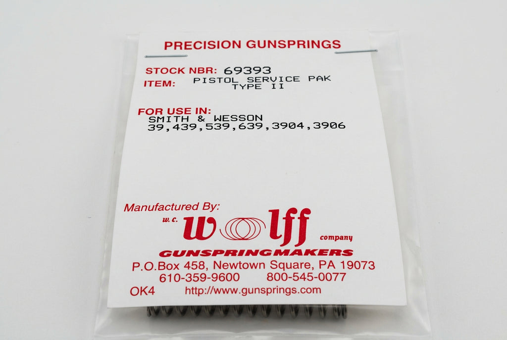 Wolff Smith & Wesson Type II Pistol Service Pack Part 69392 packaging