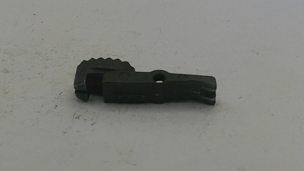 Set of metal cylindrical components on a white background