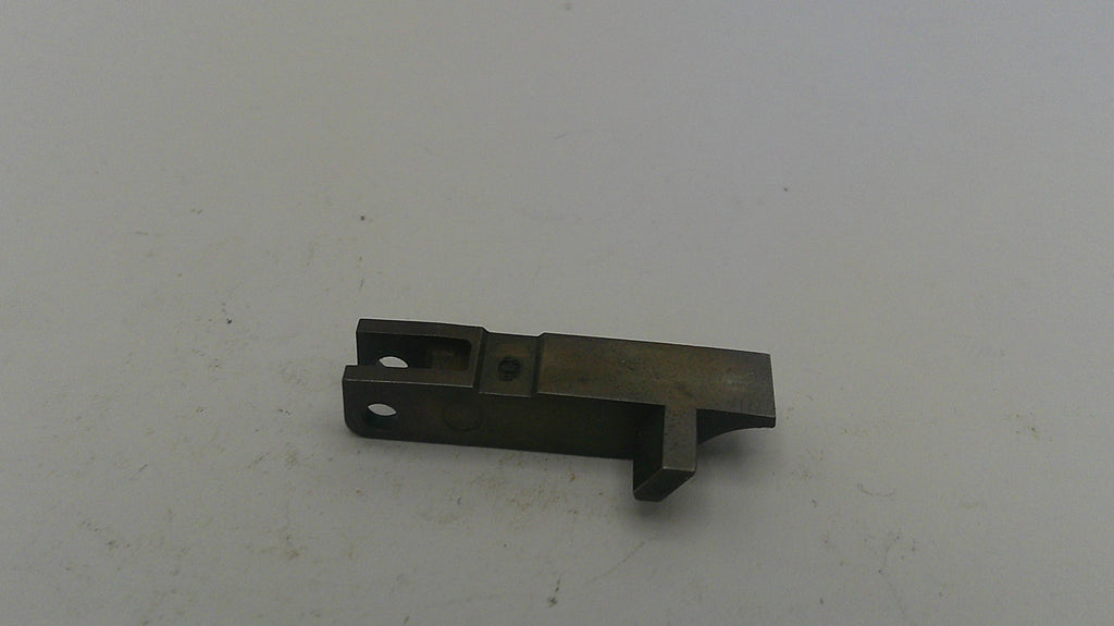 Metal component on a white background