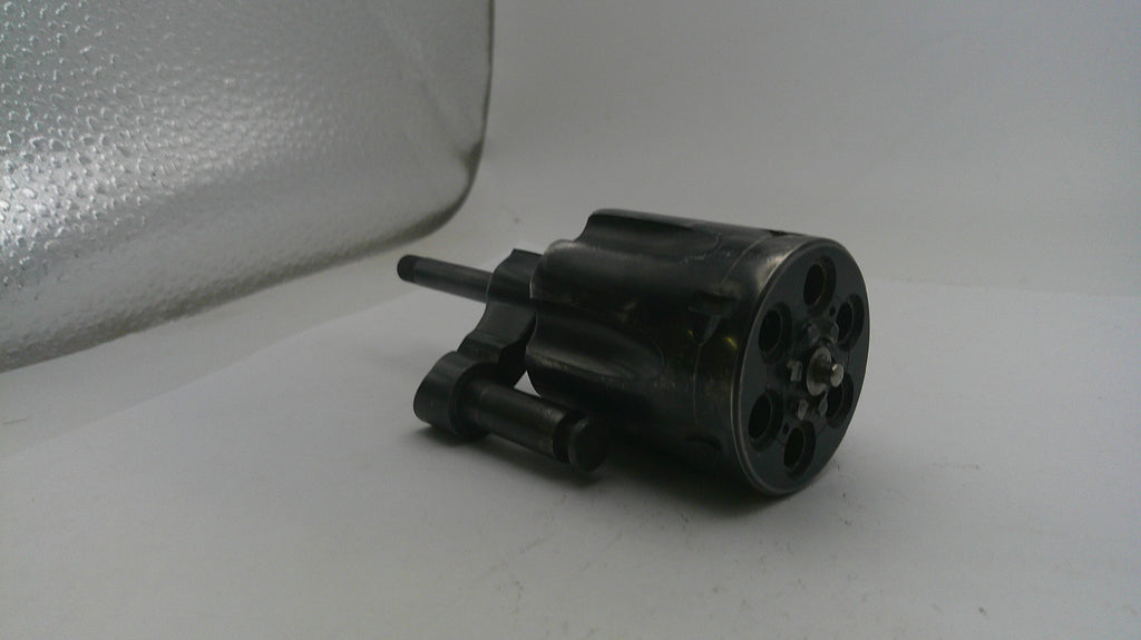 Smith & Wesson K Frame Model K-22 Cylinder Assembly with Yoke - Blue Steel .22 Long Rifle - 4 Screw - Used OEM Part K2270A