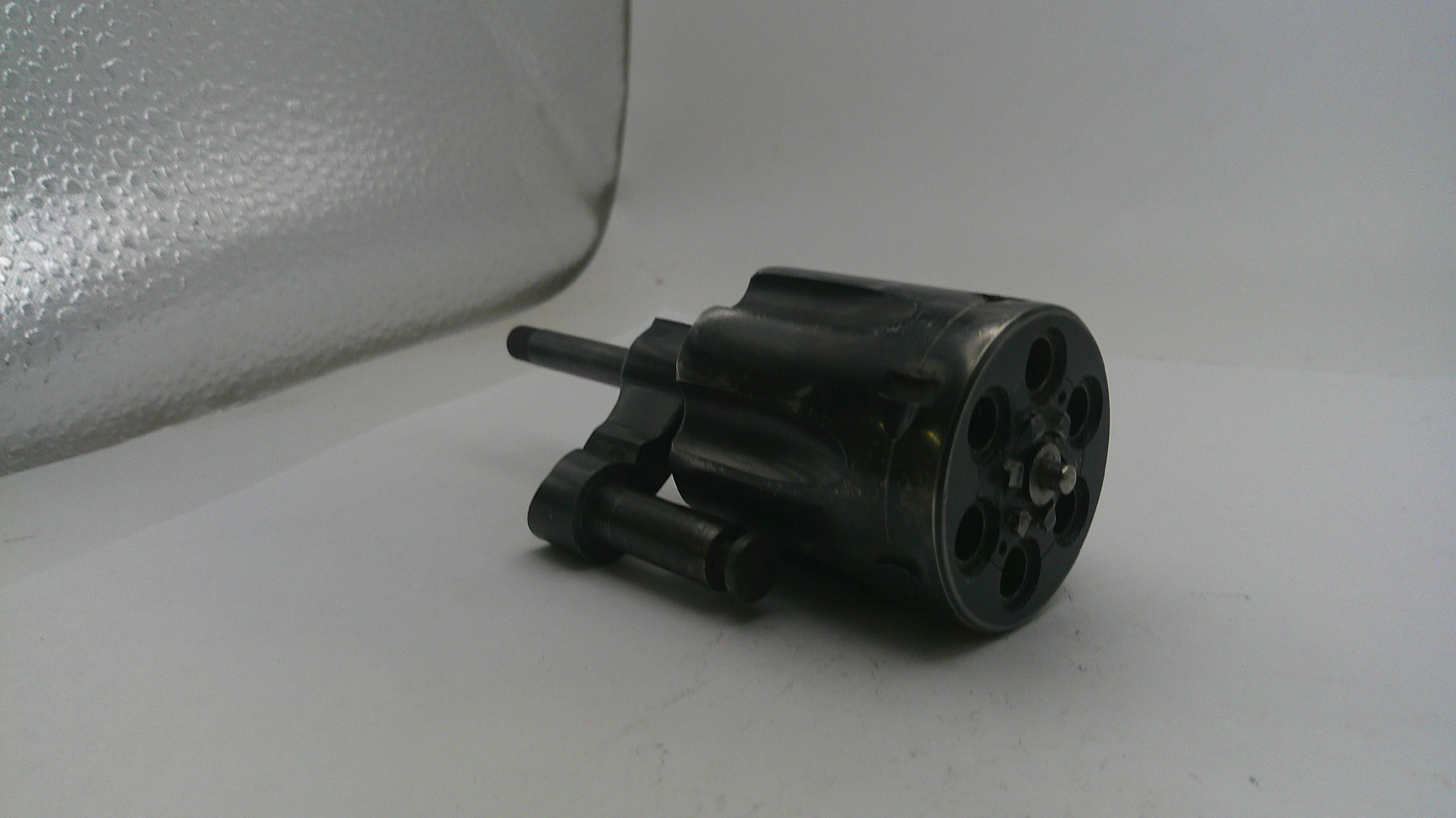 Smith & Wesson K Frame Model K-22 Cylinder Assembly with Yoke - Blue Steel .22 Long Rifle - 4 Screw - Used OEM Part K2270A