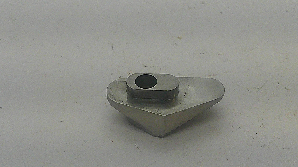 SDM stainless steel thumb latch for Smith & Wesson revolvers, underside mounting detail. Inventory reference 157294.
