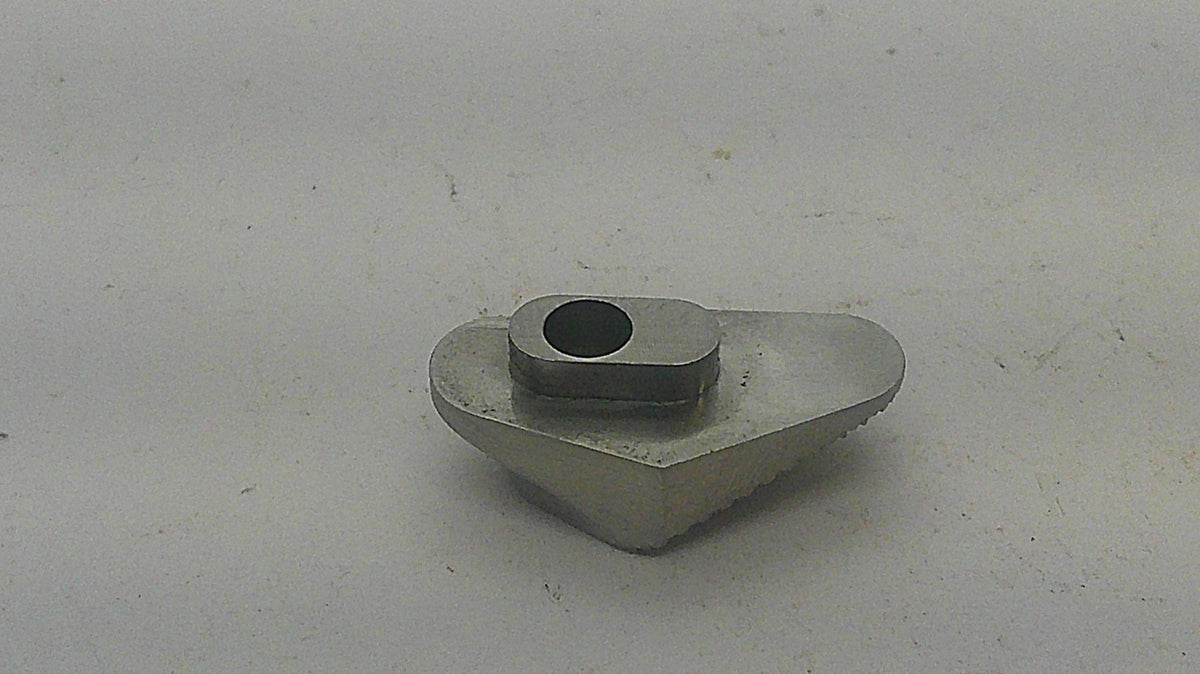 SDM stainless steel thumb latch for Smith & Wesson revolvers, underside mounting detail. Inventory reference 157294.