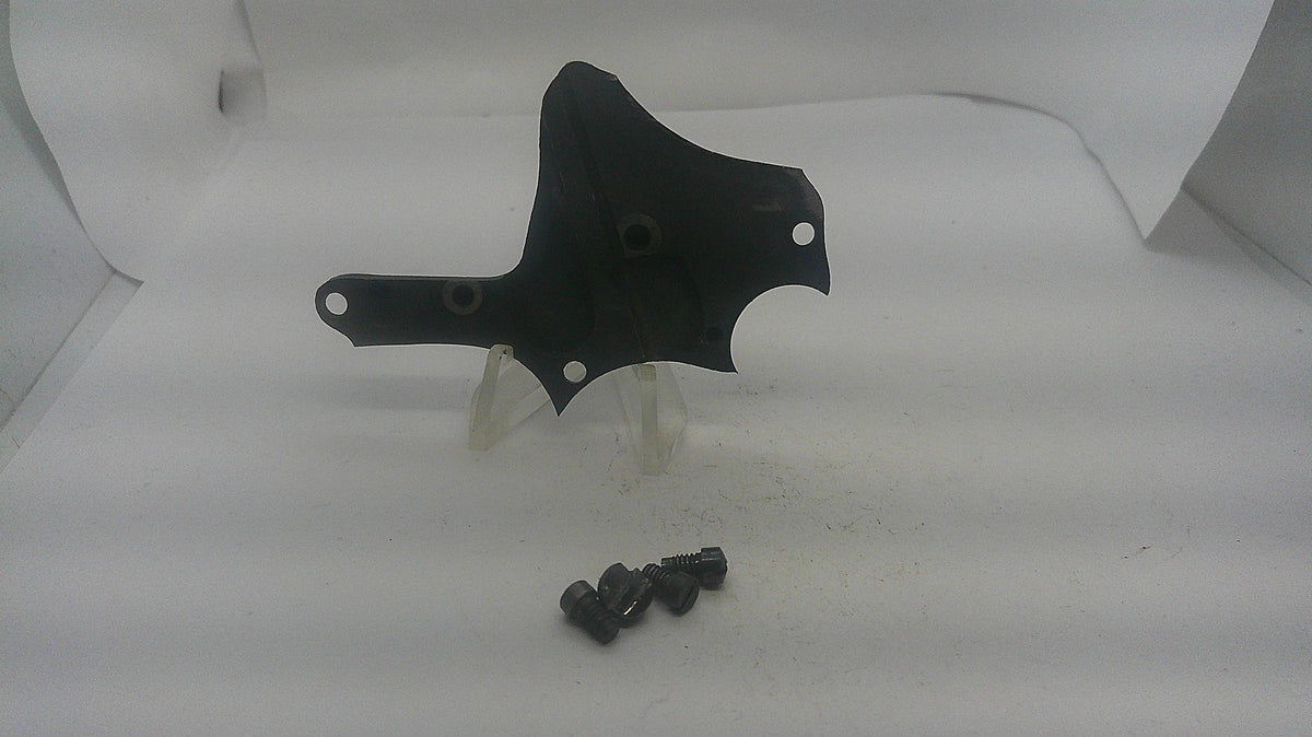 Smith & Wesson Model 33 side plate mounting holes and screws. Inventory reference J3303.