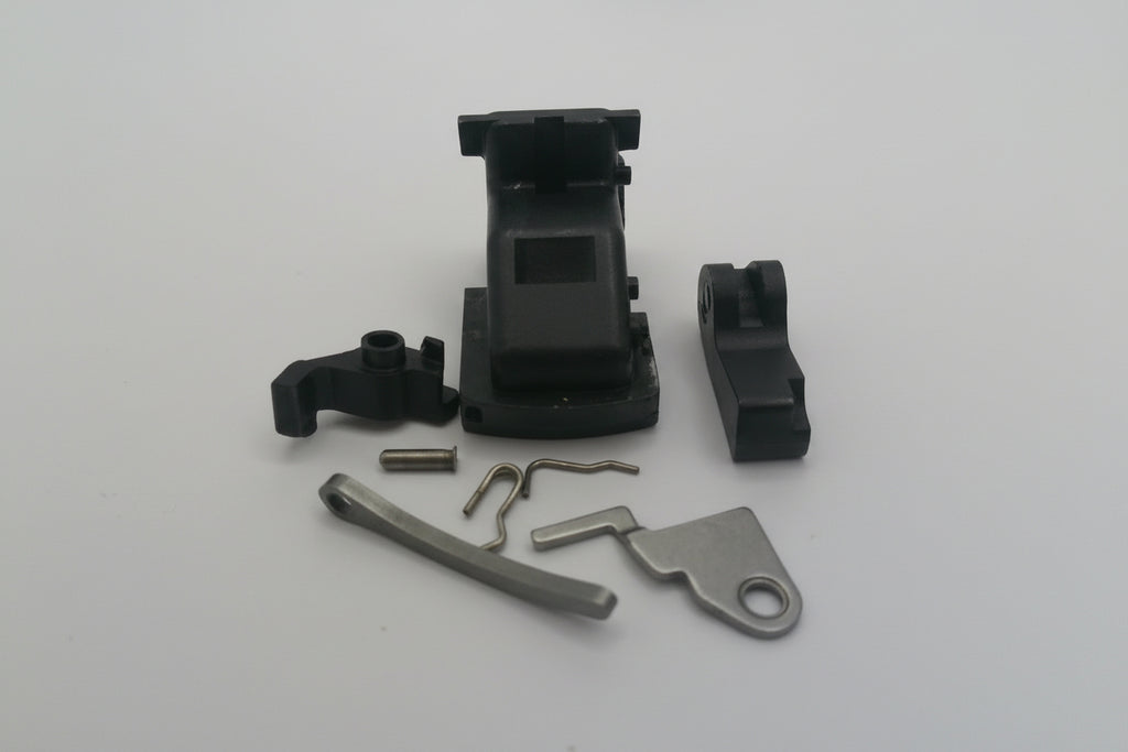 Mechanical parts on a white background