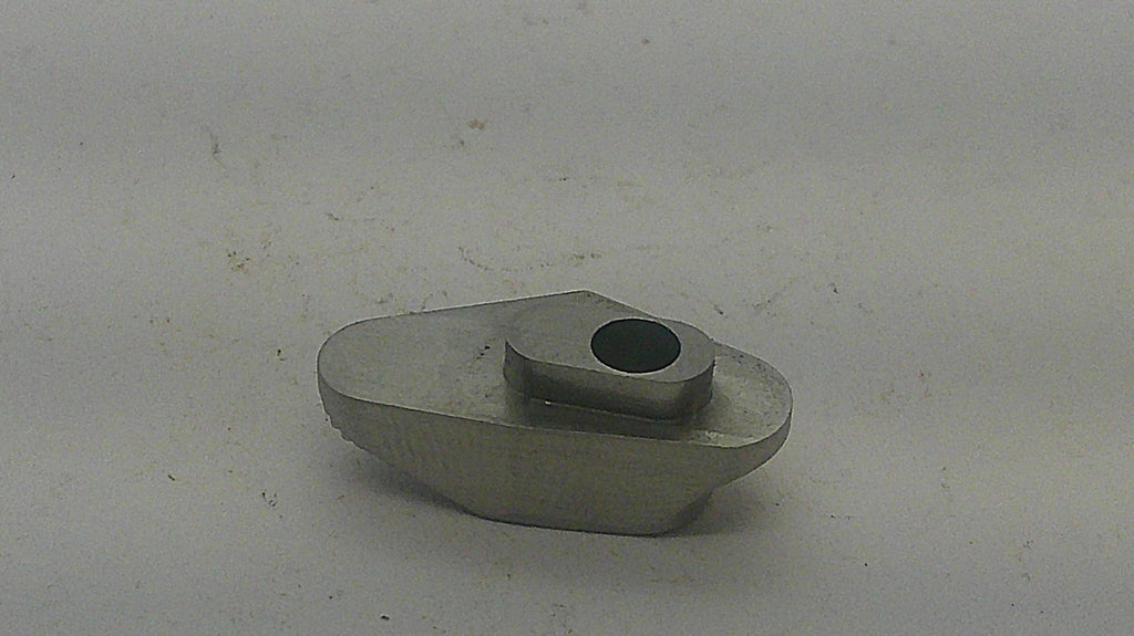 SDM stainless steel thumb latch for Smith & Wesson revolvers, reverse-side profile. Inventory reference 157294.
