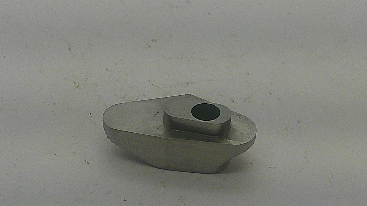 SDM stainless steel thumb latch for Smith & Wesson revolvers, reverse-side profile. Inventory reference 157294.