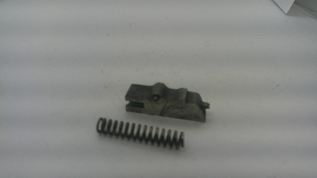 Smith & Wesson Pre-Model 19 rebound slide and spring .357 Magnum, with spring removed. Inventory reference 19143AB