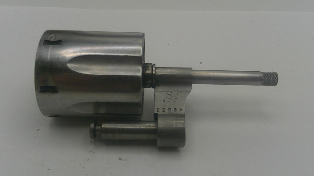 Metal mechanical component on a white background