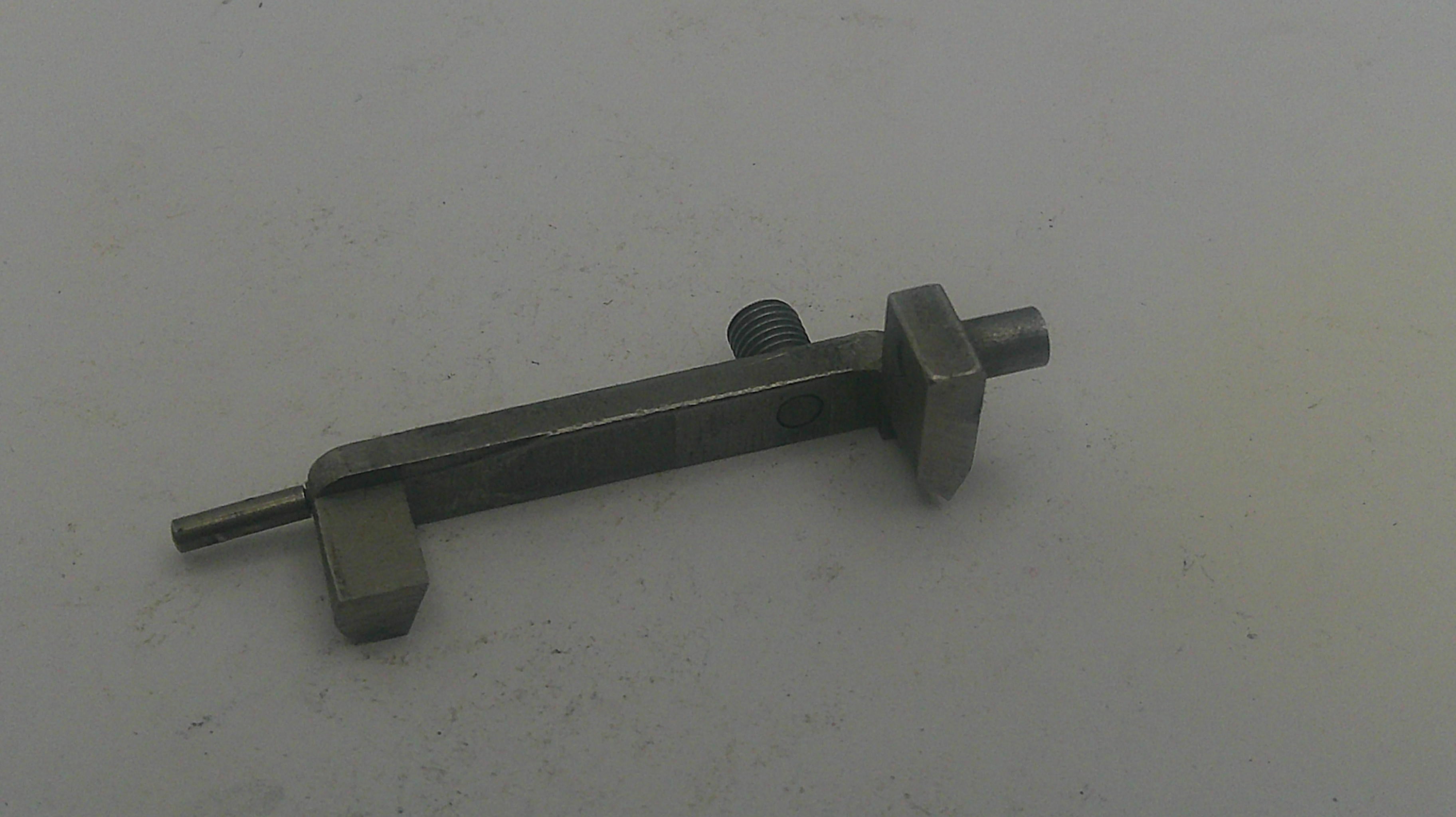 Metal tool on a white background