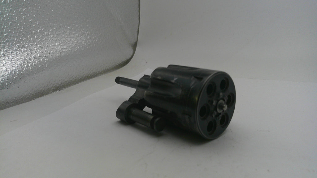 Smith & Wesson K Frame Model K-22 Cylinder Assembly with Yoke - Blue Steel .22 Long Rifle - 4 Screw - Used OEM Part K2270A