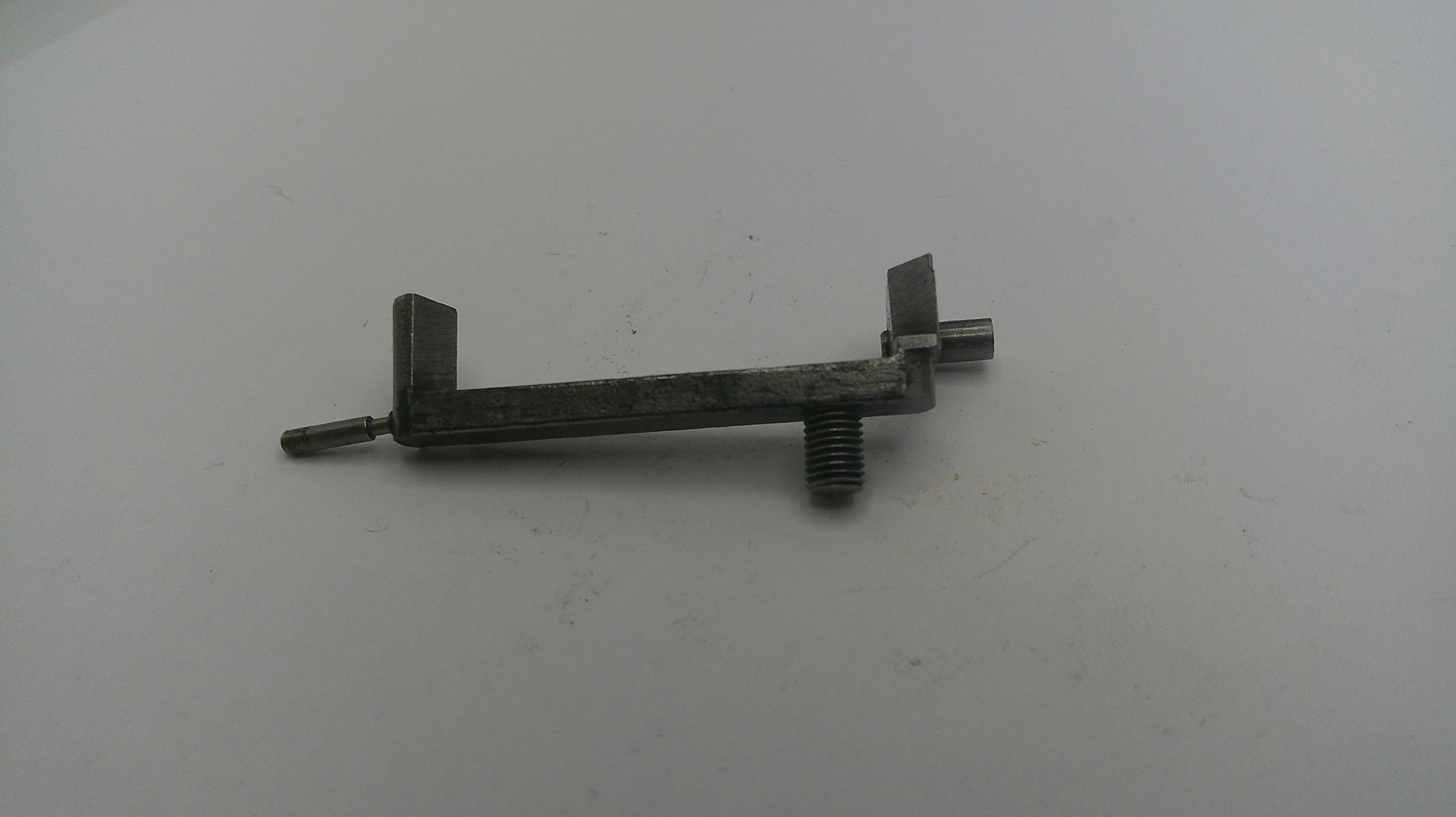 Metal tool on a white background