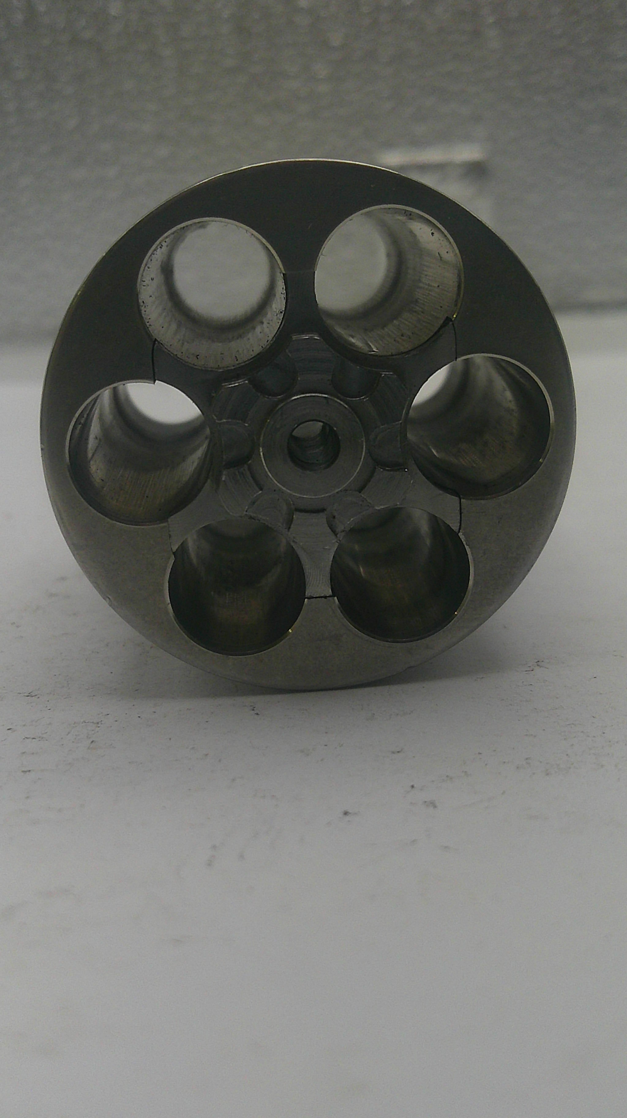 Smith & Wesson Model 66- K Frame .357 Magnum Cylinder w/ Extractor Non-Recessed Stainless Steel Used 66A58