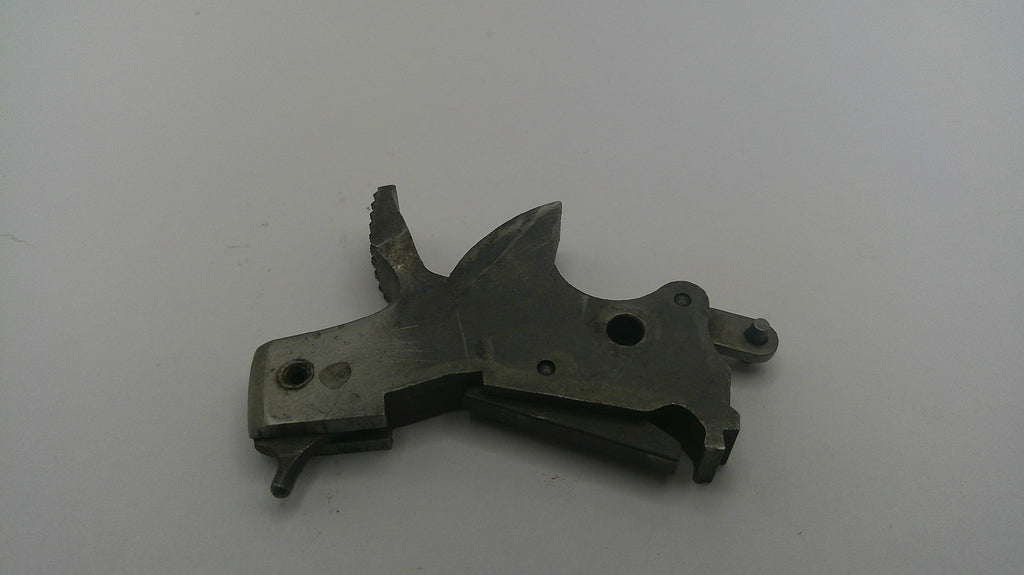 Metal mechanical component on a white background