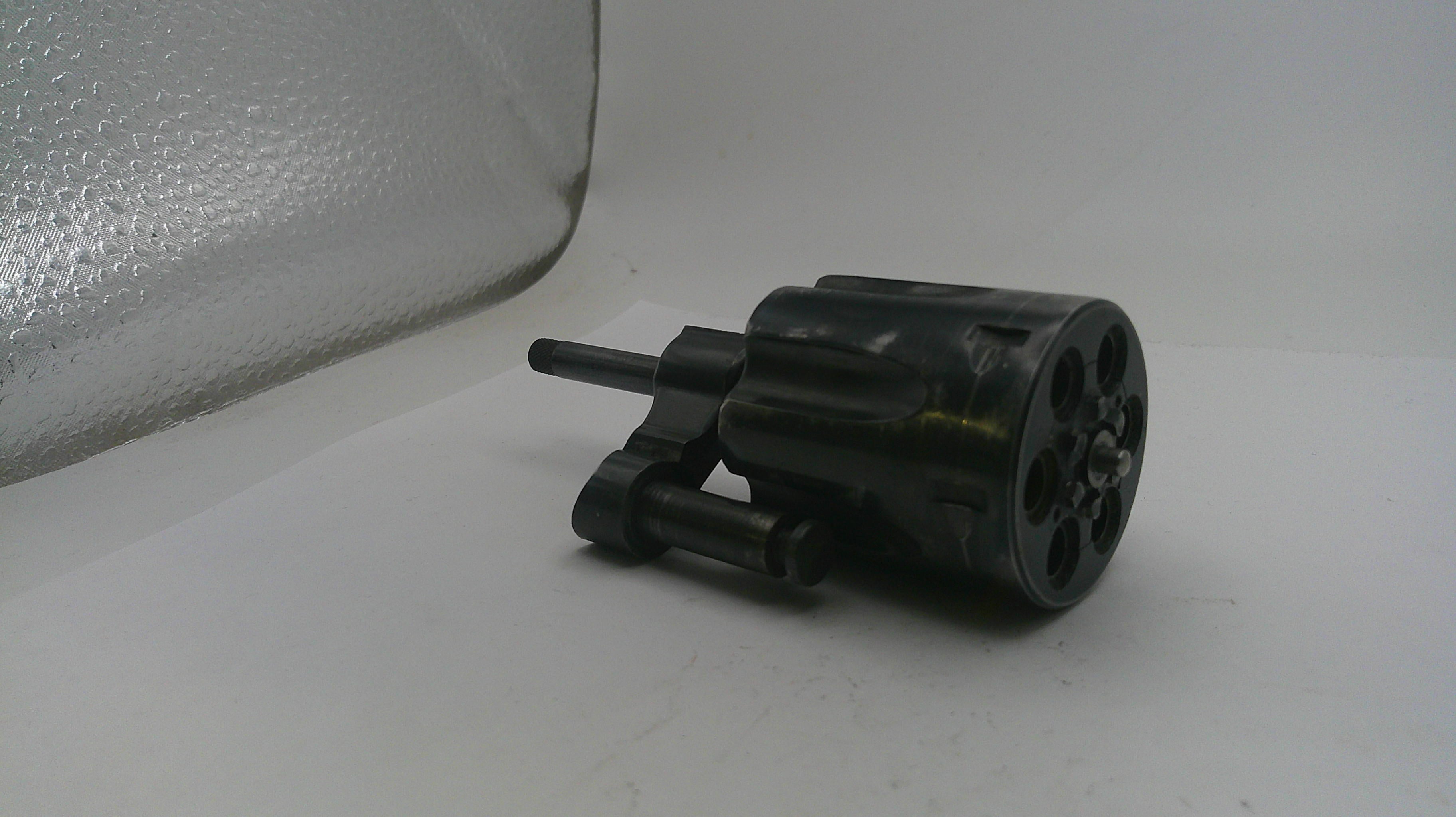 Smith & Wesson K Frame Model K-22 Cylinder Assembly with Yoke - Blue Steel .22 Long Rifle - 4 Screw - Used OEM Part K2270A