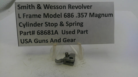 S&W L Size Model 686-6 & Higher Cylinder Stop & Spring .357 Magnum 68681A