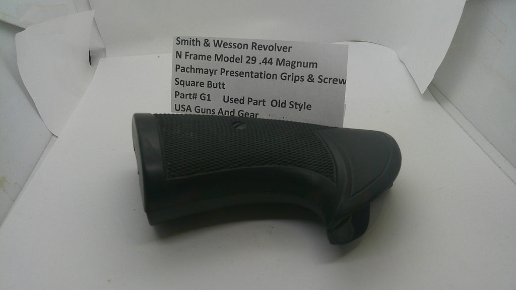 Smith & Wesson Smith & Wesson N Frame Model 29 Pachmayr Presentation Grips & Screw G1 Part G1