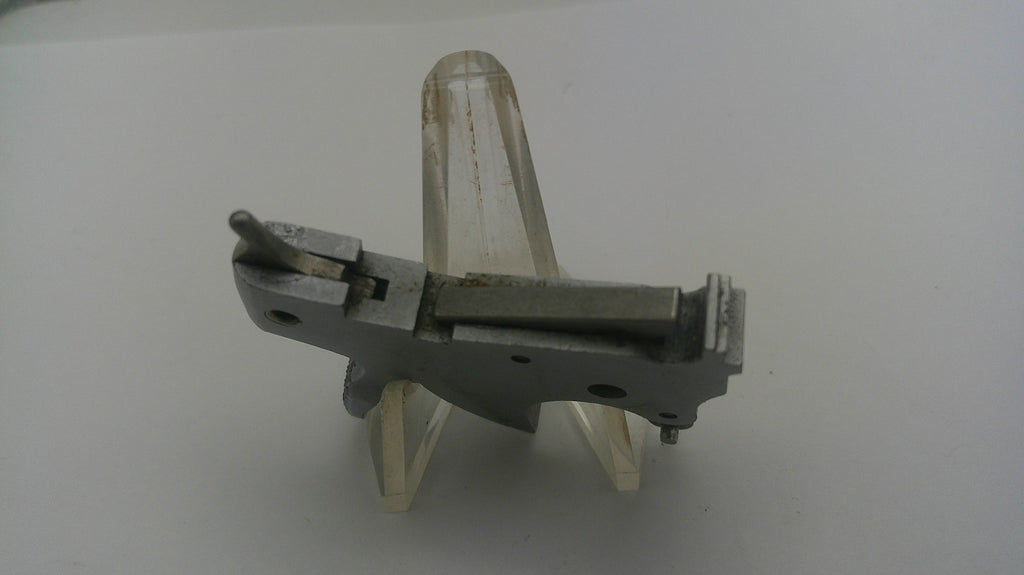 Metal mechanical component on a white background