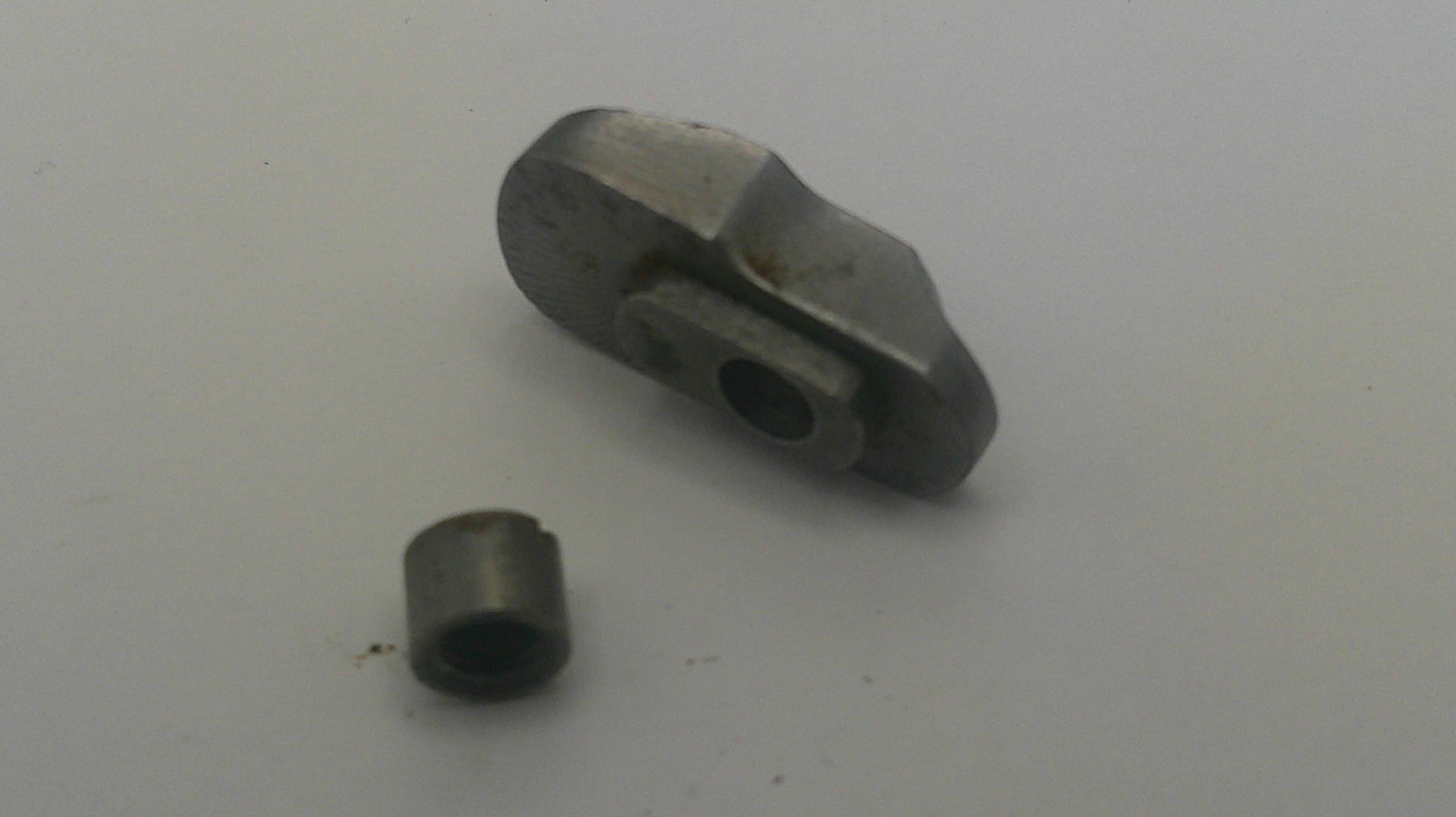 Smith & Wesson J Frame Model 60 Thumb Piece & Nut Stainless Steel .38 Special Used Part# 60181C