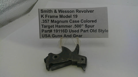 S&W K Frame Model 13 Target Hammer .500" Spur .357 Magnum 19116D