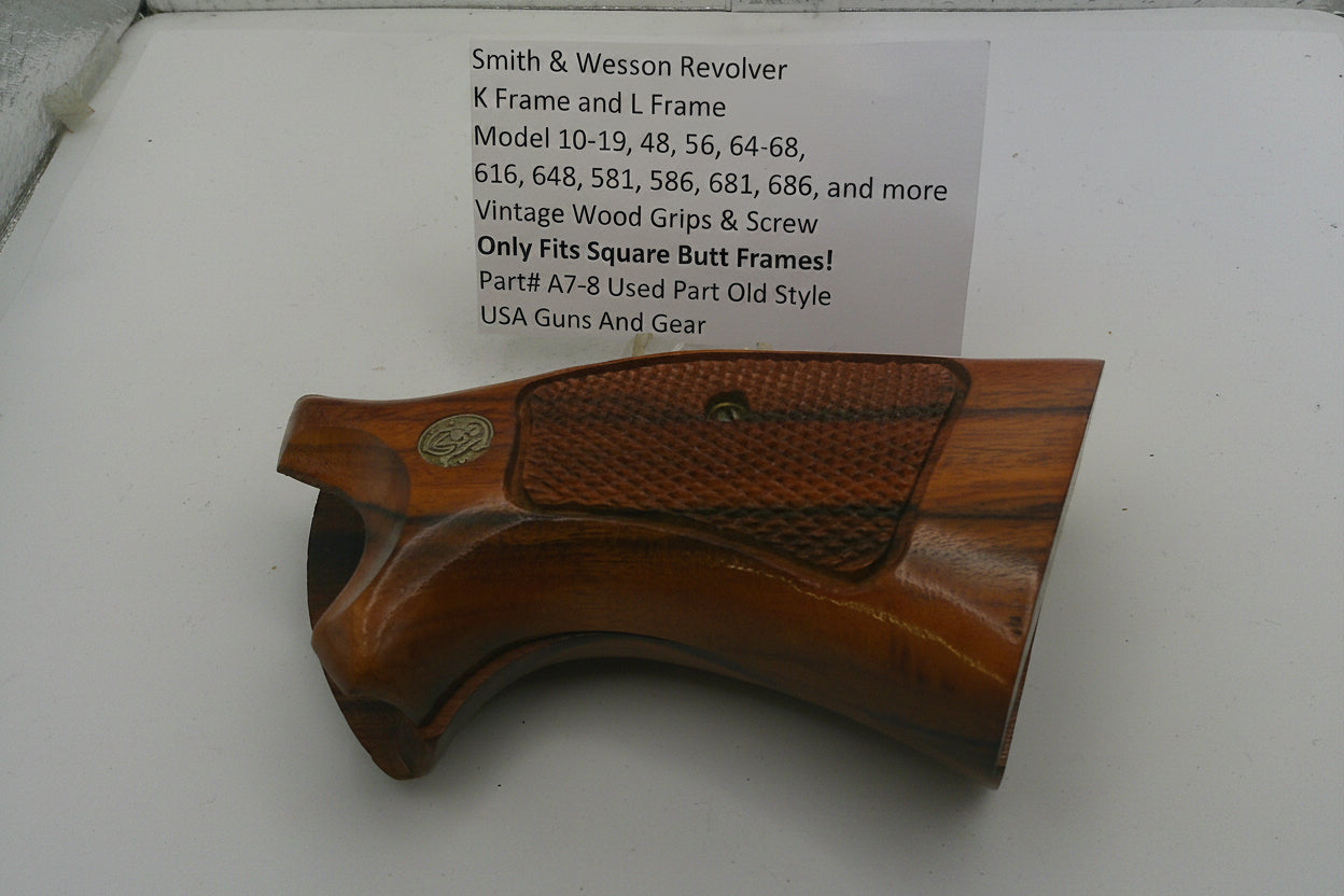 Wooden gun butt frame with text on a white background